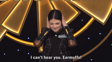 Cant Hear You Game Show GIF by ABC Network