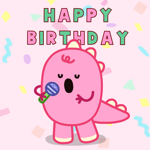 Feliz Cumple Happy Birthday GIF by DINOSALLY by dinosally
