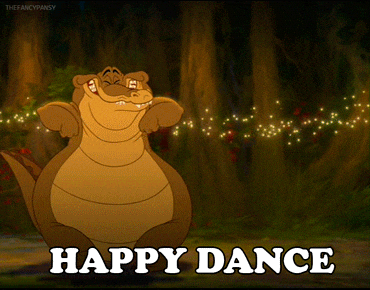 Giphy - the princess and the frog happy dance GIF