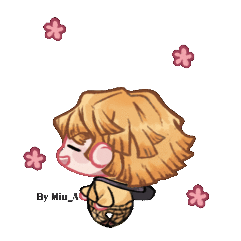 Happy Kimetsu No Yaiba Sticker