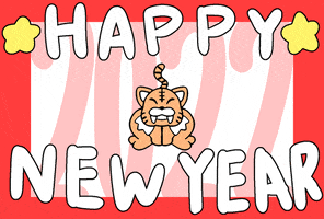 New Year Tiger GIF by ShibuichiWaika