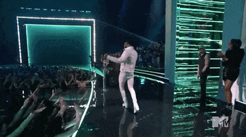 Happy Walking GIF by 2021 MTV Video Music Awards