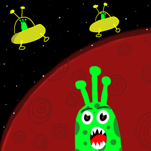 cyberwitchqueen alien galaxy space ships cyberwitchqueen GIF