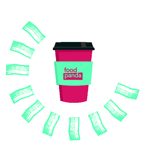 Cup Of Coffee Sticker by foodpanda Slovensko