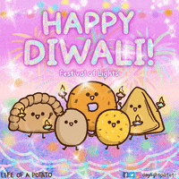 Festival Of Lights Diwali GIF by Life of a Potato