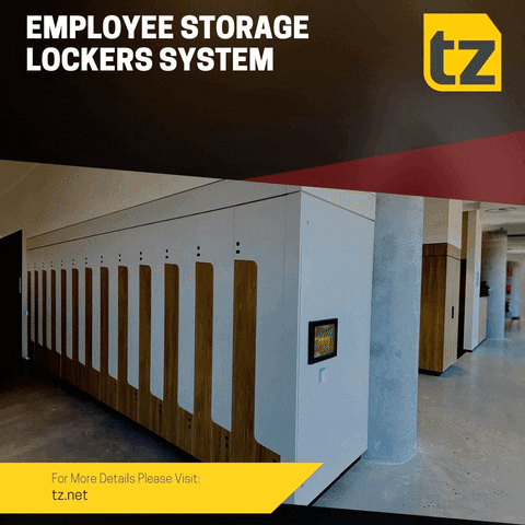 Employee Storage Lockers System GIF