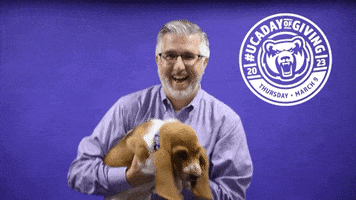 Basset Hound Dancing GIF by University of Central Arkansas