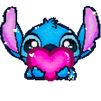 Valentines Day Stitch Sticker