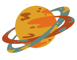 Space Planet Sticker