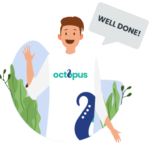 Well Done Sustainability Sticker by Octopus Indonesia