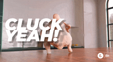 Hell Yeah Chicken GIF by 8it