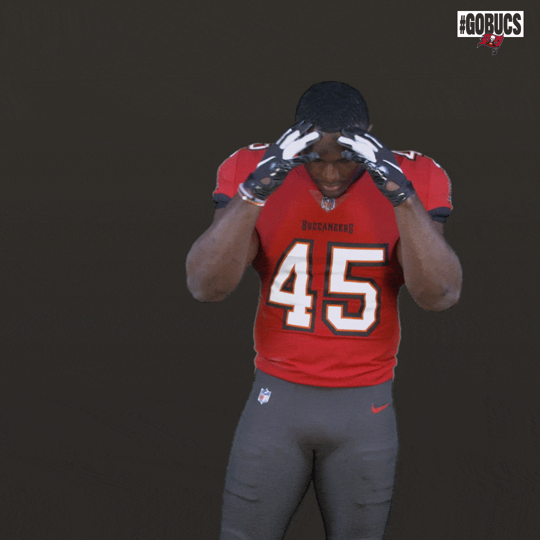 Football Mind Blown GIF by Tampa Bay Buccaneers