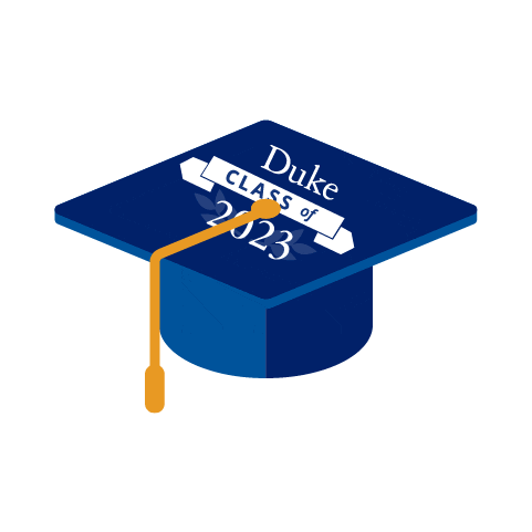 Graduation Commencement Sticker by Duke University