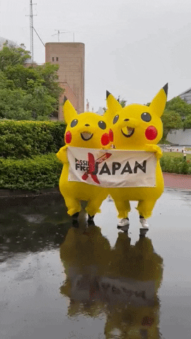 Pokemon Protest GIF by Storyful