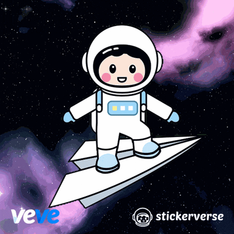 Flying In Space GIF by VeVe