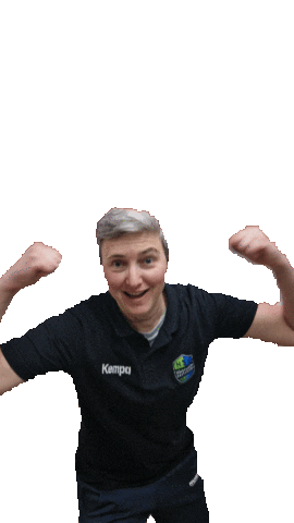 Handballl Celebrating Sticker by HSG Weidhausen Ebersdorf