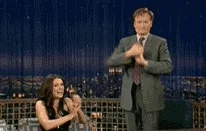 Conan Obrian Applause GIF