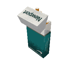 3-D Cigarettes Sticker