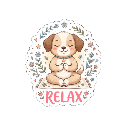 Relaxing Good Vibes Sticker