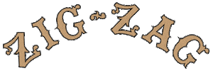 Zig-Zag Sticker