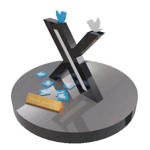 Little Birds Art Sticker by SuperGSATB