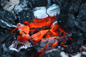 fire winter GIF