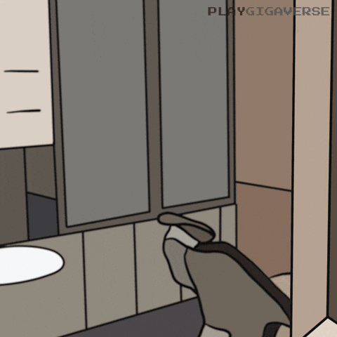 Suspicious I See You GIF by Playgigaverse