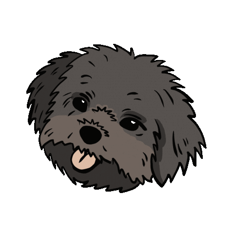 Little Dog Love Sticker by enchanted grdn
