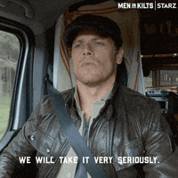 Serious Sam Heughan GIF by Men in Kilts: A Roadtrip with Sam and Graham