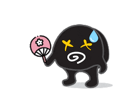 Fan Fanning Sticker by CarbonCare InnoLab