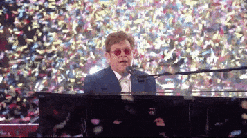 Elton John Brits GIF by BRIT Awards