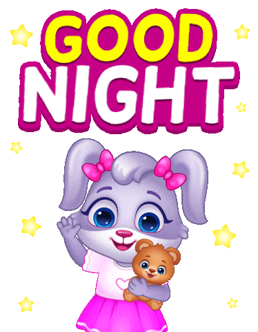 Tired Good Night Sticker by Lucas and Friends by RV AppStudios