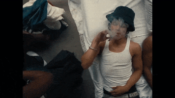 Music Video Smoking GIF by whiterosemoxie