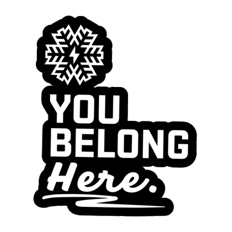 Power Pass You Belong Here Sticker by Purgatory