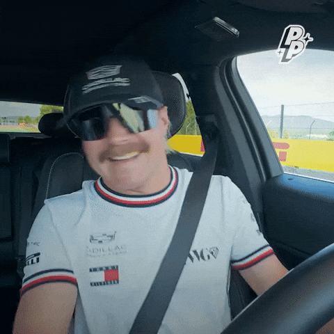 Valtteri Bottas Laugh GIF by Dimz Inc.