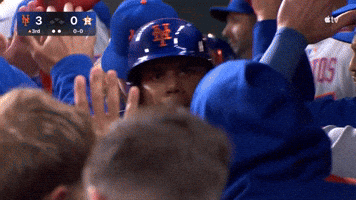 Celebrate New York Mets GIF by MLB