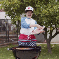 Grilling Independence Day GIF by Natalie Palamides