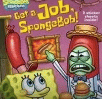 Get A Job Spongebob GIF