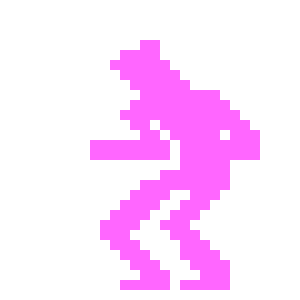 Dance Pixel Sticker
