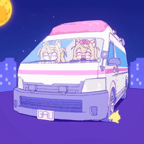 Nurse Driving GIF
