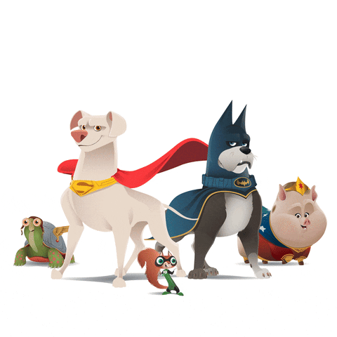 dcleagueofsuperpets animals dogs dc group GIF