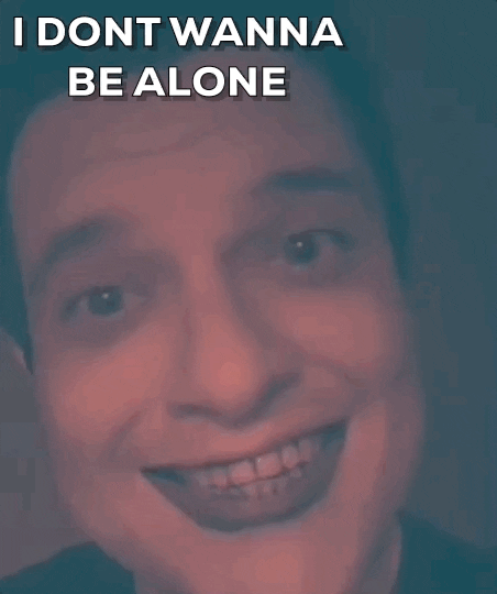 PopCultureWeekly kyle mcmahon pop culture weekly dont leave me alone i dont wanna be alone GIF