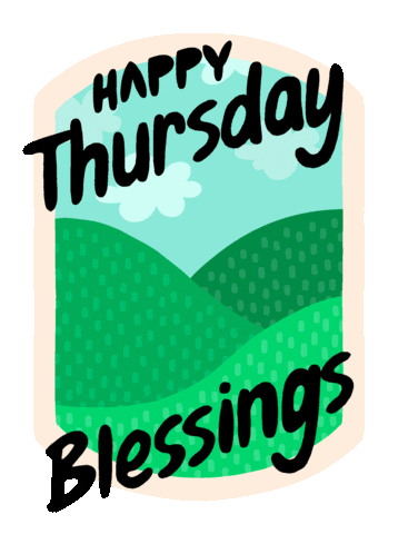 Thursday Blessing Sticker by Yeremia Adicipta