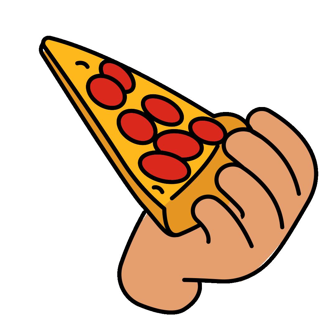 Pizza Sticker by Studio Dyn