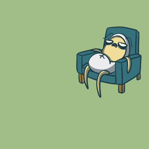 Tired Crash GIF by Simply Micho