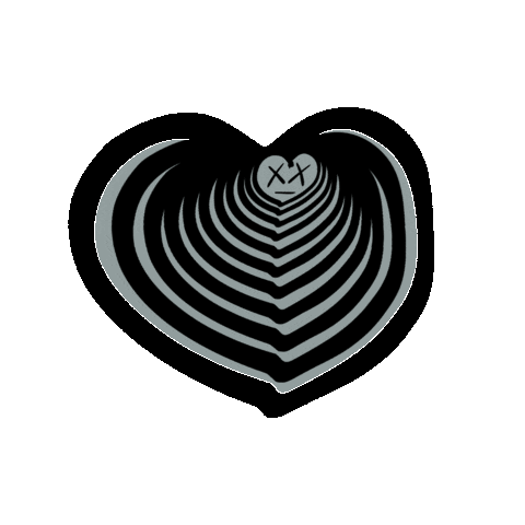 Heart Sticker by dividenyc