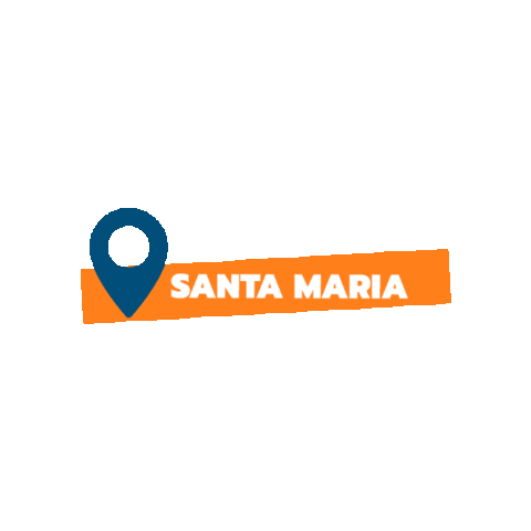 Santa Maria Distrital Sticker by Paula Belmonte