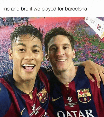 Fc Barcelona My Bro GIF