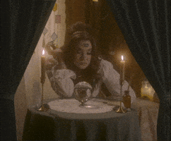 Crystal Ball Wow GIF by goodfortunesonly