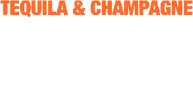 Champagne Tequila Sticker by Homiés Marbella